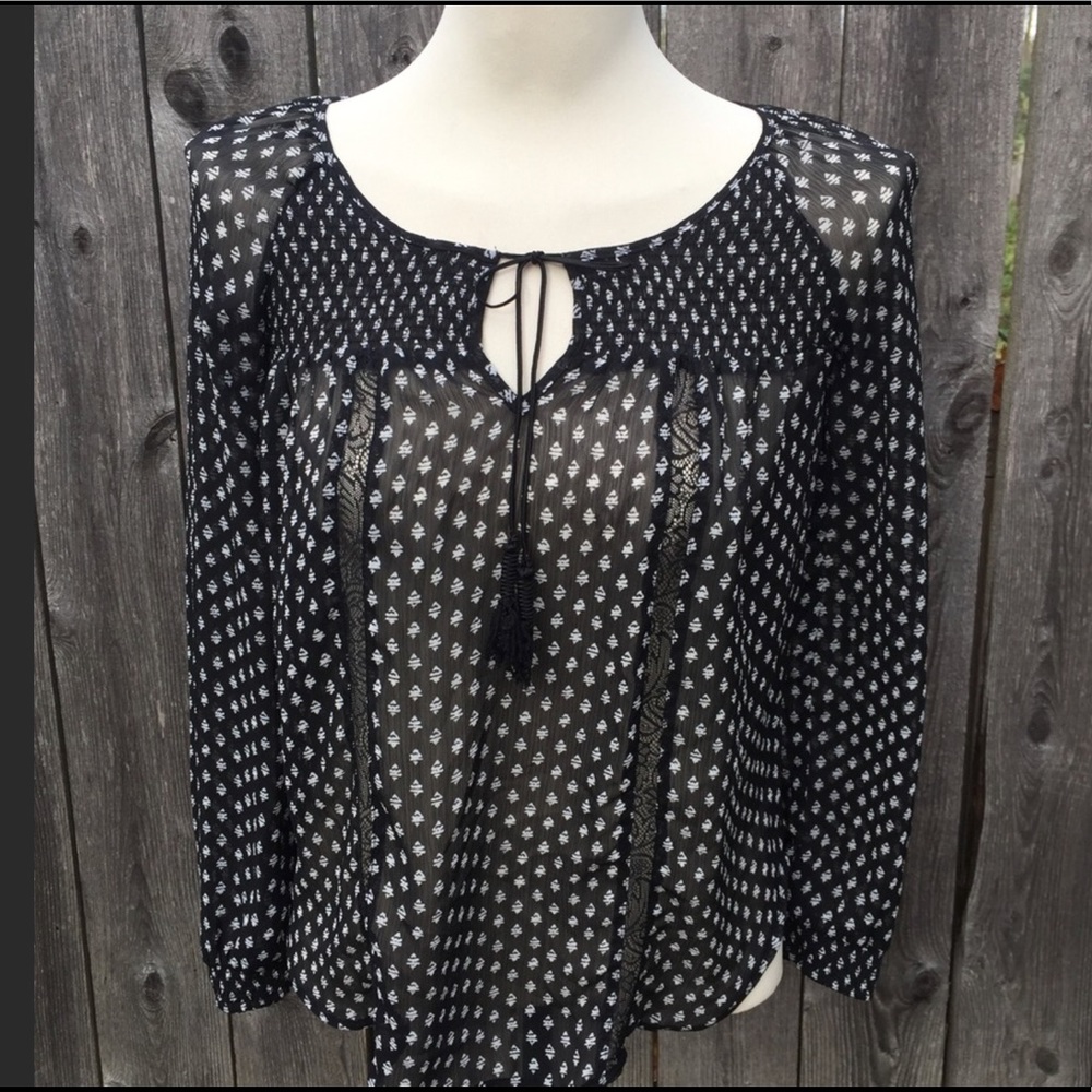 Vera Wang Boho Top